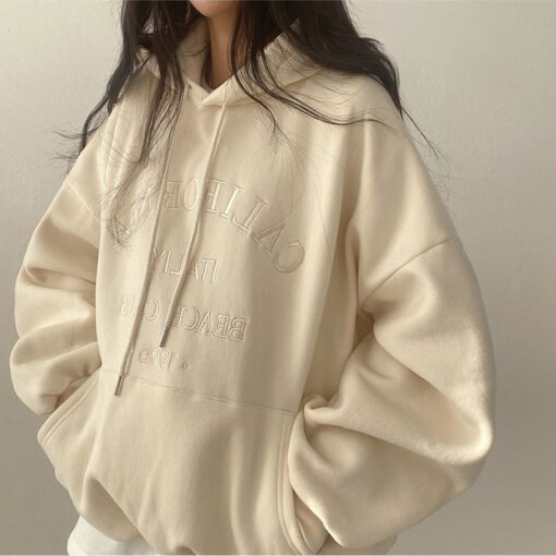 Vapetix M-XXL  4 Color Sweatshirt Women's Hong Kong Style Chic Super Good-looking Spring Autumn Winter Thin Loose - 图片 5