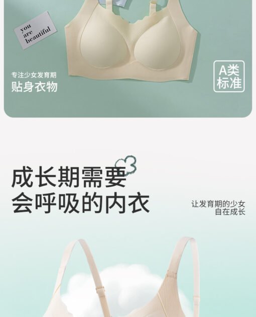 Vapetix M (80-95 pounds)-XXXL (140-160 pounds)  At the beginning of the development of high school students underwear girls 12-18 years old seamles - 图片 5