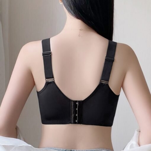 Vapetix 36/80C-46/105D  Breathable Underwear B- E Cup Women's Large Chest Small Anti-sagging Without Steel Rings Thin Bra T - 图片 3