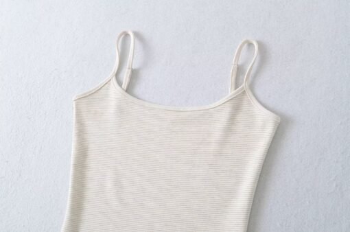 Vapetix S-L  ZR foreign trade wholesale European and American style women's fashion temperament slim stripe cami – Bild 4