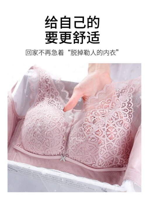 Vapetix 34/75B-46/105E  plus size Underwear Women's Large Chest Anti-sagging chubby girl Cup Thin Bra 100.00kg Tube Bra Ant - 图片 3