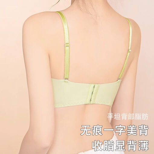 Vapetix 34/75BCD-40/90BCD  Longsha Traceless Underwear Women's Big Chest Shown Spring and Summer Ultra-thin Rabbit Ear Cup Ant - 图片 4
