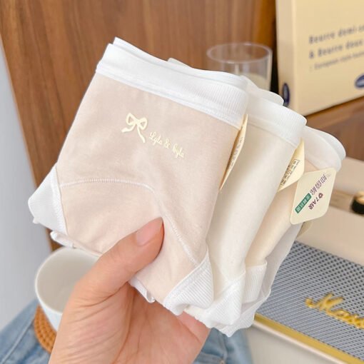 Vapetix M (80-100 pounds)-XL (120-140 pounds)  Summer New 7A Baby Cotton Student Cotton Underwear Women's Mid-waist Traceless Layup Anti-bacterial - Pilt 6