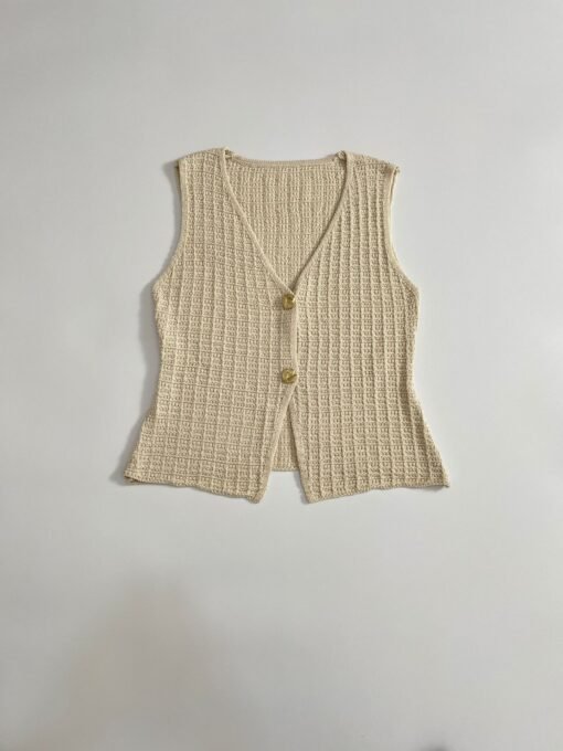 Vapetix S-L  ZR foreign trade wholesale European and American style women's knitted texture vest mini skirt suit – Bild 6