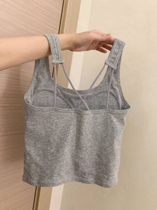 Vapetix M [Suggest 90-100 pounds]-3XL [Recommended 140-150 pounds]  plus size chubby girl White Base Small Sling Women's Belt Chest Pad Beautiful Back Bra One-piece Ve – Image 2