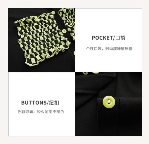 Vapetix Female M-Female XXL  Spring and Autumn New High-value Pajamas Women's Kimono Cardigan Long-sleeved Thin Cotton Pajamas s - Obrázek 4