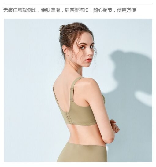 Vapetix 75-90  Yuyue Summer Real Silk Mulberry Silk Breathable Non-marking Thin Sexy Lace Bra Non-rims Underwear B - Image 5