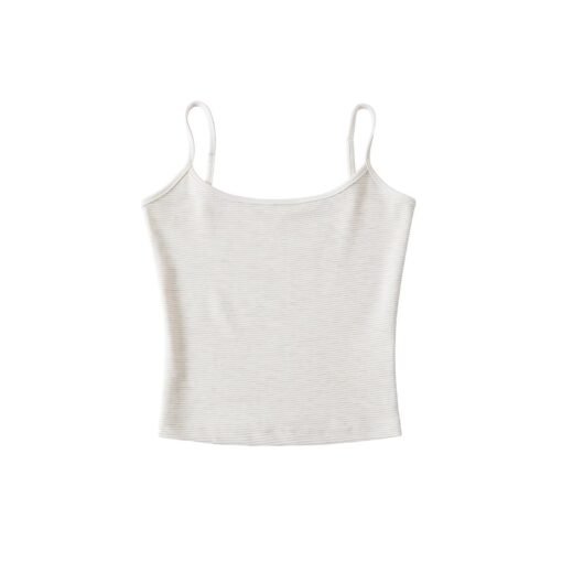 Vapetix S-L  ZR foreign trade wholesale European and American style women's fashion temperament slim stripe cami – Bild 7