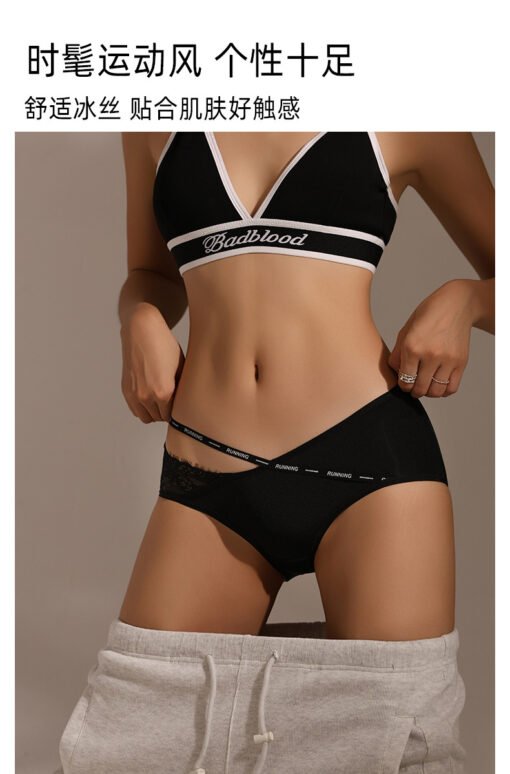 Vapetix M-XL  Spring and summer new letter strap underwear women sexy pure polylactic acid antibacterial crotch s - 图片 5