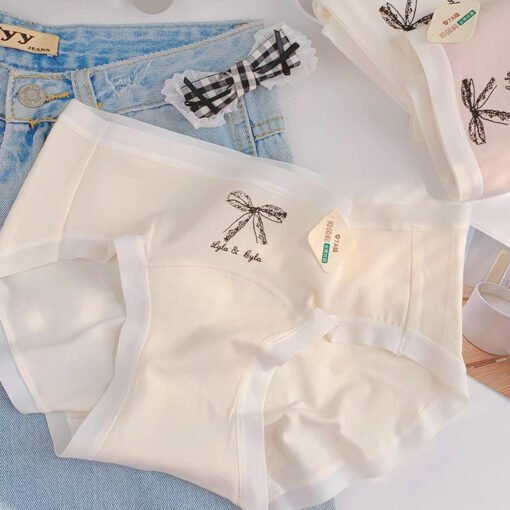 Vapetix M (80-100 pounds)-XL (120-140 pounds)  7a Baby Cotton Summer New Girls' Cotton Underwear Women's Mid-Waist Long Antibacterial Crotch Comfo – Bild 6