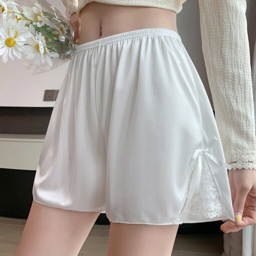 Vapetix ● S is suitable for wearing 80-95 pounds ●-● 3XL suitable for wearing 145-160 pounds ●  Safety Pants Women's Skirt Anti-light JK Student Lace Leggings Summer Thin Outfit Ice Silk Shorts - Afbeelding 6