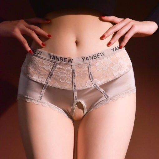 Vapetix M [Shift] 80-110 pounds-XL [Regular] 140-170 pounds  Small Matchmaker Satin Mid-Waist Belly-Tinker Silky Open Underwear plus size Pure Desire Perspectiv - obrazek 6