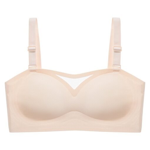 Vapetix M [34/75BCD Cup]-5XL 【 46/105BCD Cup 】  Strapless Strapless Underwear Summer Women's Thin Non-slip Push-up Small Bra Traceless Invisible Br - 图片 5