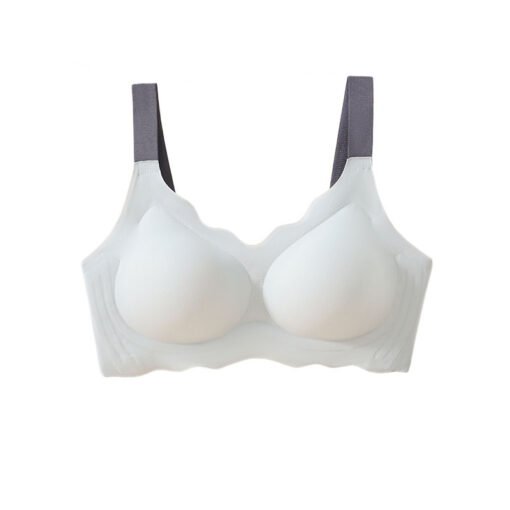 Vapetix M-XXXL  Traceless Underwear Women's Comfortable Thin Small Chest Push-up Large Rings-free Soft Support Anti - Image 4