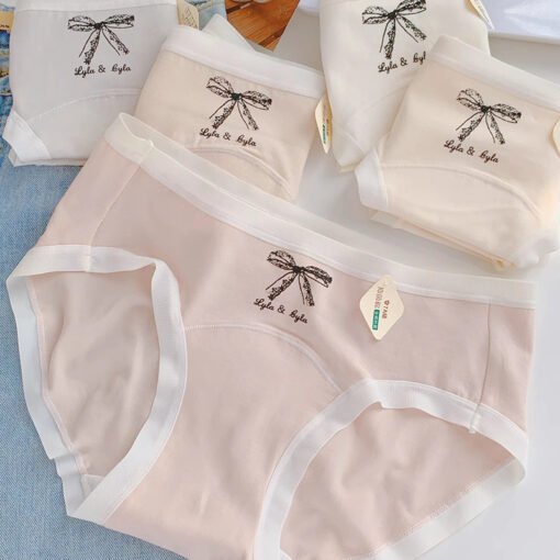 Vapetix M (80-100 pounds)-XL (120-140 pounds)  7a Baby Cotton Summer New Girls' Cotton Underwear Women's Mid-Waist Long Antibacterial Crotch Comfo – Bild 7