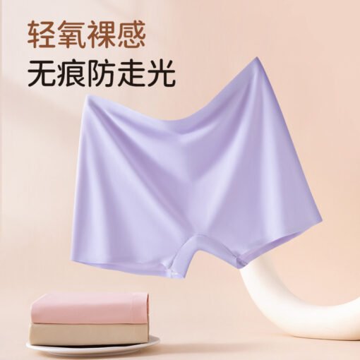 Vapetix M [Recommended weight is about 60-85 pounds]-2XL [Recommended weight is about 125-145 pounds]  Taobao ice silk boxer shorts women's anti-light 2025 seamless breathable two-in-one underwear safet - Pilt 8