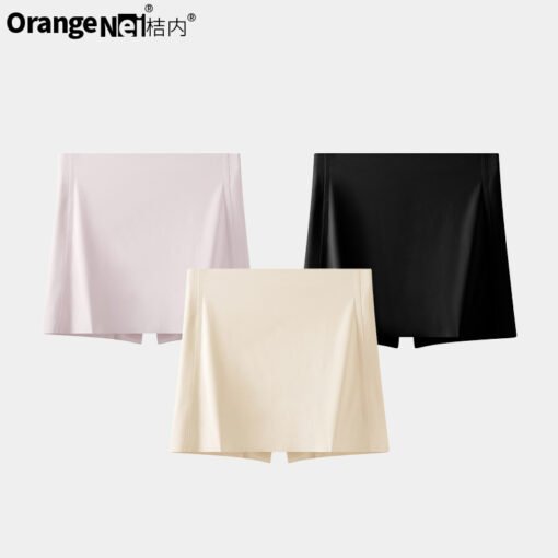 Vapetix M-XL  Orange Wooden Safety Pants Underwear Women's Anti-walking Summer Thin Traceless Invisible Wear-free - Obrázek 8