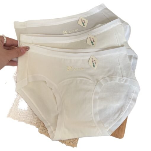 Vapetix M (80-100 pounds)-XL (120-140 pounds)  Summer New 7A Baby Cotton Student Cotton Underwear Women's Mid-waist Traceless Layup Anti-bacterial - Pilt 7