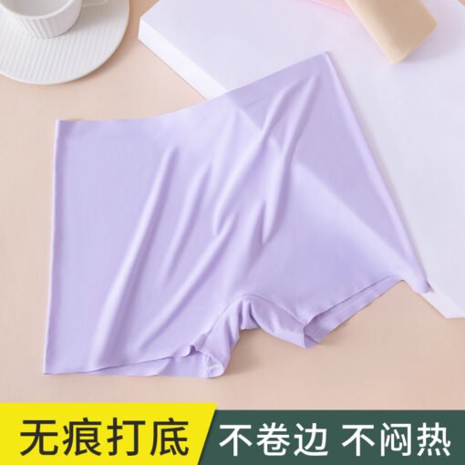 Vapetix M [Recommended weight is about 60-85 pounds]-2XL [Recommended weight is about 125-145 pounds]  Taobao ice silk boxer shorts women's anti-light 2025 seamless breathable two-in-one underwear safet - Pilt 9