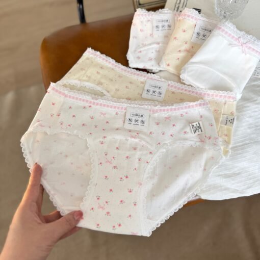 Vapetix L [90-120 pounds]-XL [120-135 pounds]  18cm lengthened ~ 10A antibacterial class a baby cotton underwear ladies small floral cute girl cot - Obrázek 9