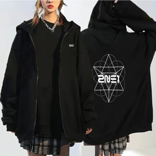 Vapetix M-XXXL  Zipper Jacket ZN Star Gua Figure Printing Concert Surrounding the Same Zipper Cardigan Loose Top Ho – Bild 7
