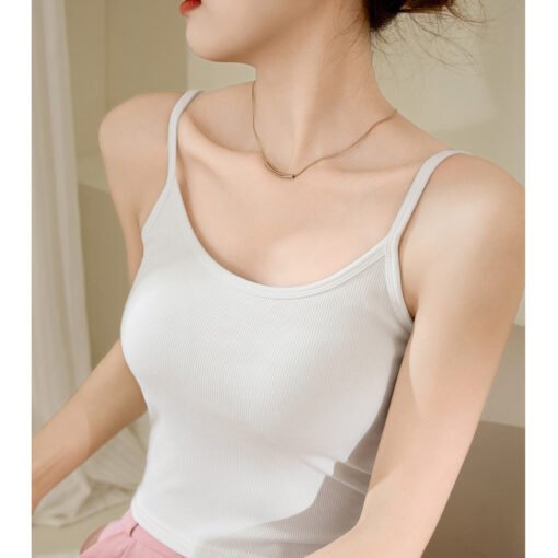 Vapetix S-XXL  Bra All-in-One Camisole Women's Summer Belt Chest Pad 2025 New Style Inner Gathering Thickened Ches - 图片 8