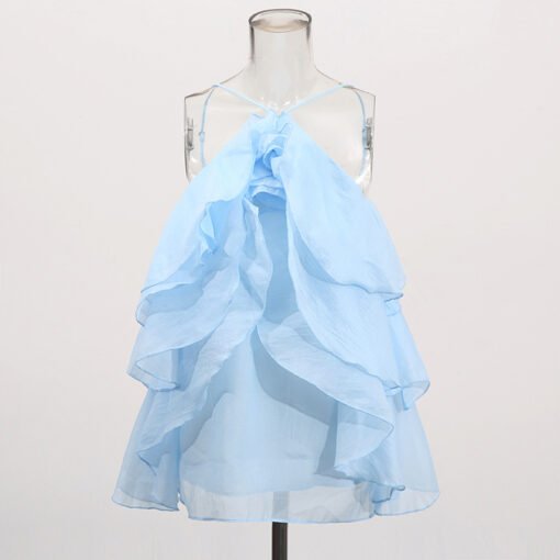 Vapetix S-XL  Australian Fashion Brand Ruffled Shirt Top 2025 New Fashion Neck Design Sleeveless Camisole Women's - Afbeelding 6