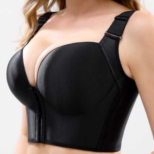 Vapetix 34/75CDE-50/115CDE  New Plus Size Underwear Foreign Trade Cross-border Front Buckle Back Buckle 7-breasted Adjustable N - 图片 7