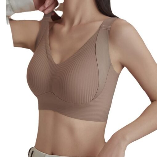 Vapetix M（34/75BCD)-XXXL(42/95BCD)  Full Cup Adjustable Thin Traceless Underwear Women's Large Chest Small Anti-Sagging plus size Breas - Image 8