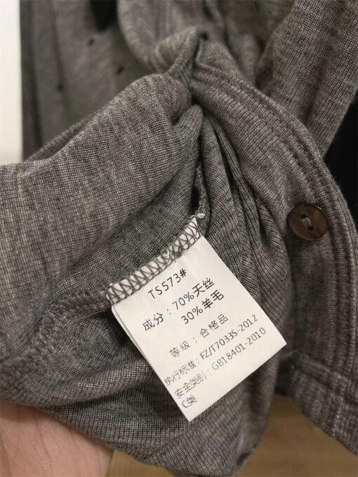 Vapetix M-2XL  2869 [Ultra-thin Tencel Rib] 2024 Spring/Summer Small Wave Point Sunscreen Cardigan Women's Side Bu - Obrázek 9