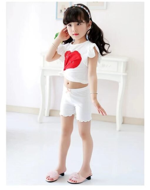 Vapetix Recommended weight for size 100 is 15-20 pounds-  Children's Bottoming Pants Safety Pants Summer Thin Milk Silk Shorts Little Girl's Anti-walking Gir - Imagen 9