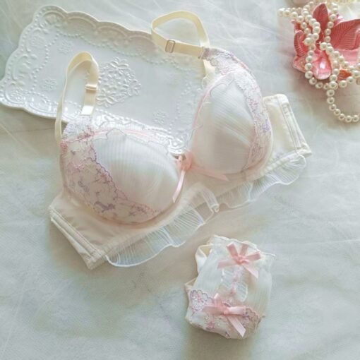 Vapetix 70B-90E  Super American Japanese Embroidered Four Color Thin Cup College Style Student Girl Cute Gathered Se - 图片 7