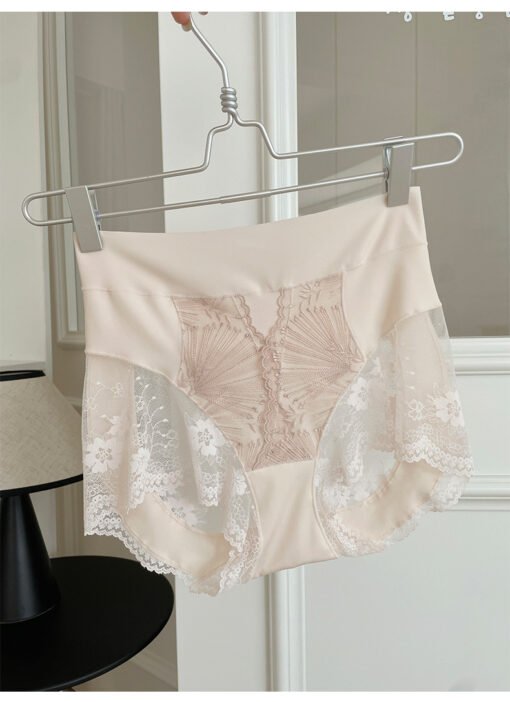 Vapetix M-L  Heavy Embroidered Lace Sexy Traceless Breathable Bacteriostatic Light Abdominal plus size Hip-lifti - Kép 8