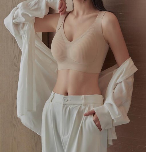 Vapetix M（34/75BCD)-XXXL(42/95BCD)  Full Cup Adjustable Thin Traceless Underwear Women's Large Chest Small Anti-Sagging plus size Breas - Image 9