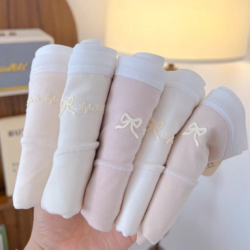 Vapetix M (80-100 pounds)-XL (120-140 pounds)  Summer New 7A Baby Cotton Student Cotton Underwear Women's Mid-waist Traceless Layup Anti-bacterial - Pilt 9