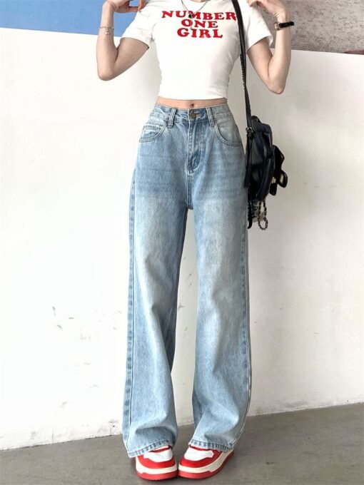 Vapetix XS-XL  Real shot of 2025 spring and summer fashion wear wide-leg pants straight-leg pants for women