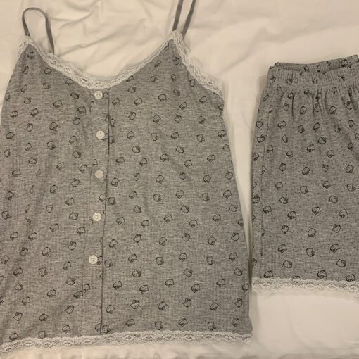Vapetix M-XXL  Shaoxing -2025 Pajamas Women's Modal Sling Shorts Can Wear Two-Piece Suit – Bild 4
