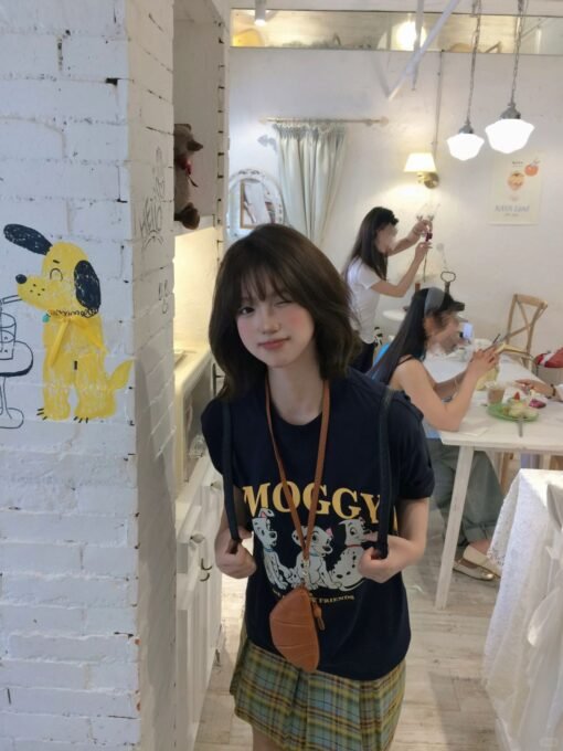 Vapetix S-3XL  【Tmall/Recommended】Heavy 230g double yarn pure cotton combed tight three dog printed short-sleeved – Image 4