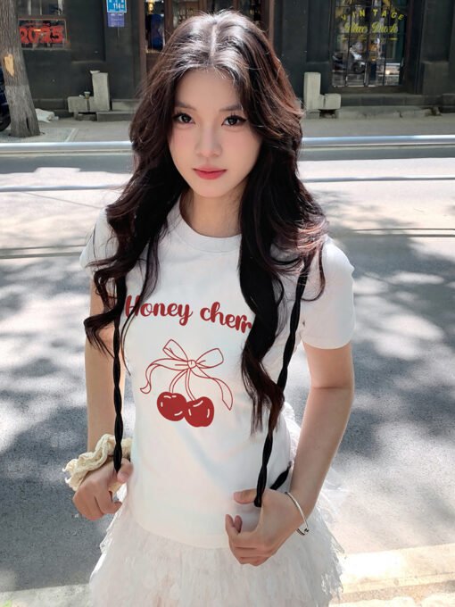 Vapetix S-2XL  High-quality pure cotton 220g 40 pieces of wool + elastic printing with slim waist-tight short-slee