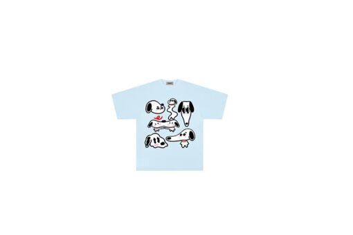 Vapetix S-3XL  【Tmall/Recommended】Heavy 230g double yarn pure cotton combed tightly cartoon pattern printed short- – Image 3