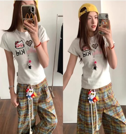 Vapetix S-2XL  Official figure cotton 40 220g (92% cotton 8% spandex) shoulder short sleeve T-shirt women's printi
