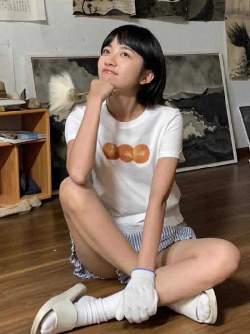 Vapetix S-2XL  Official figure cotton 40 220g (92% cotton 8% spandex) shoulder short sleeve T-shirt women's printi