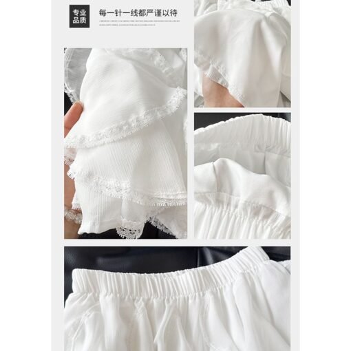 Vapetix S-XL  White lace cake skirt for women, summer thin 2025 new style high-waisted slimming A-line skirt, irr - Afbeelding 3