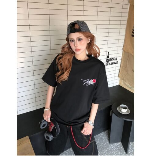 Vapetix M-2XL  Embroidered + hot melt non-stick 220g pure cotton ribbed collar + shoulder pull from the back - Obrázek 3