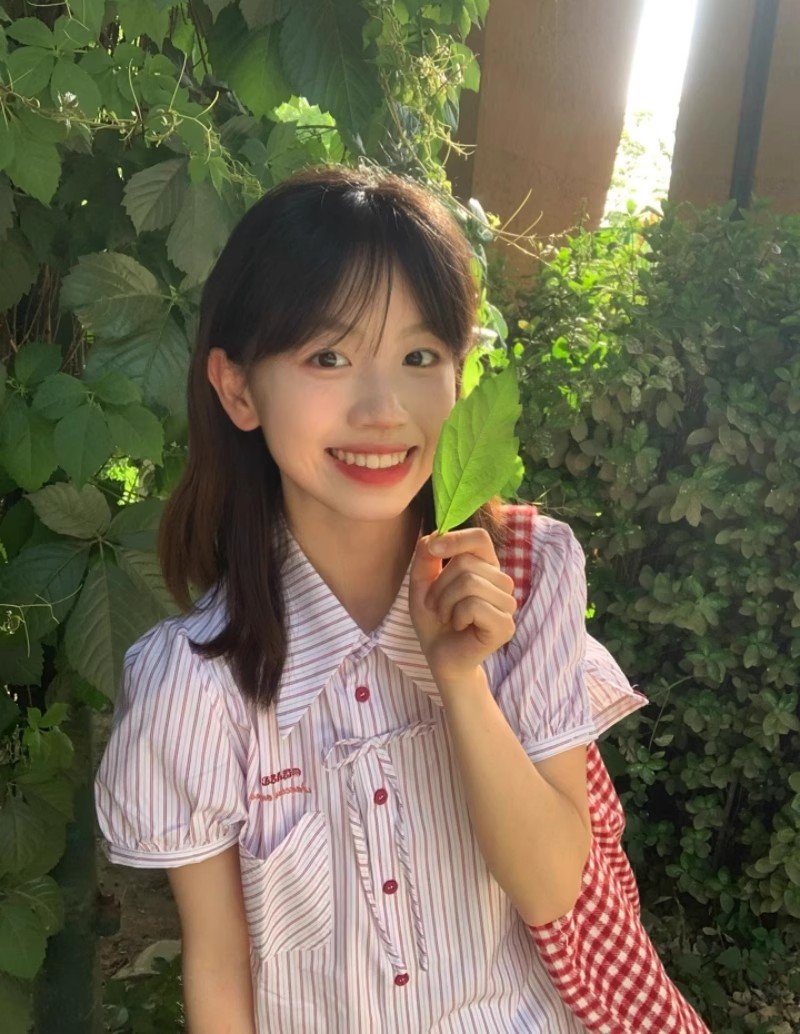 Vapetix S-2XL Women's Summer New College Style Striped Short Sleeve Shirt with Bowknot and Bubbling Sleeve, Uncom - 图片 3