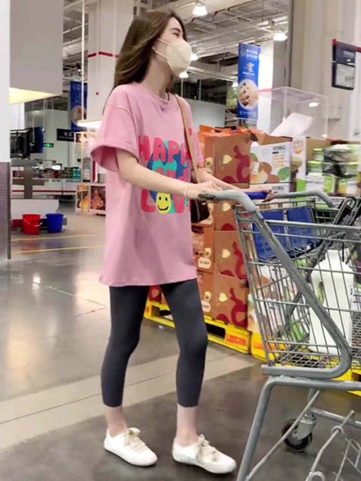 Vapetix S-3XL Official Image 21-ply Pure Cotton 210g 100% Cotton Pink Short Sleeve T-shirt for Women Summer 2025 – Bild 8