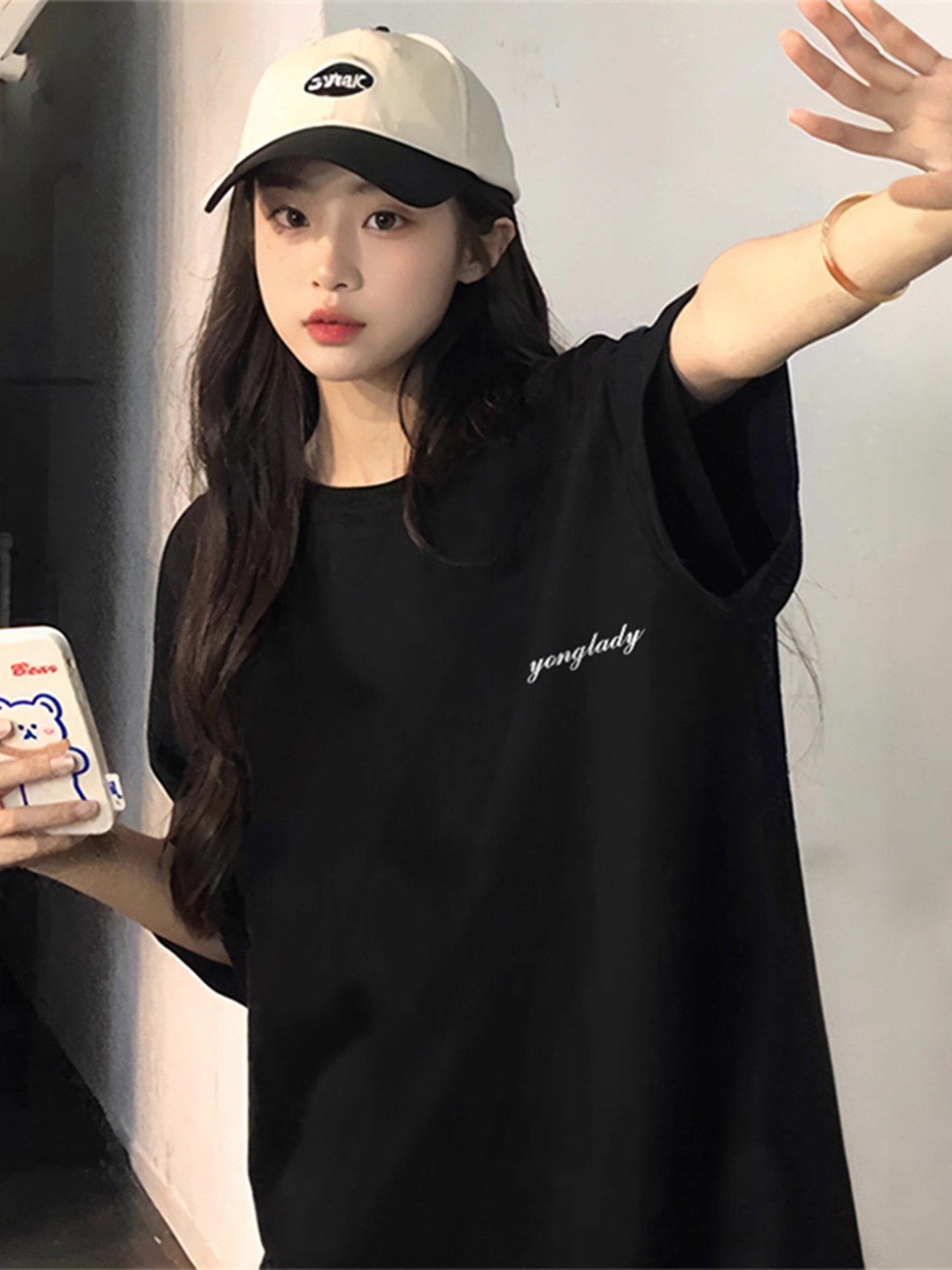 Vapetix S-3XL Official Image 21-ply Pure Cotton - 210g 100% Cotton Summer Casual Loose Cartoon Print Short-sleeve - 图片 5