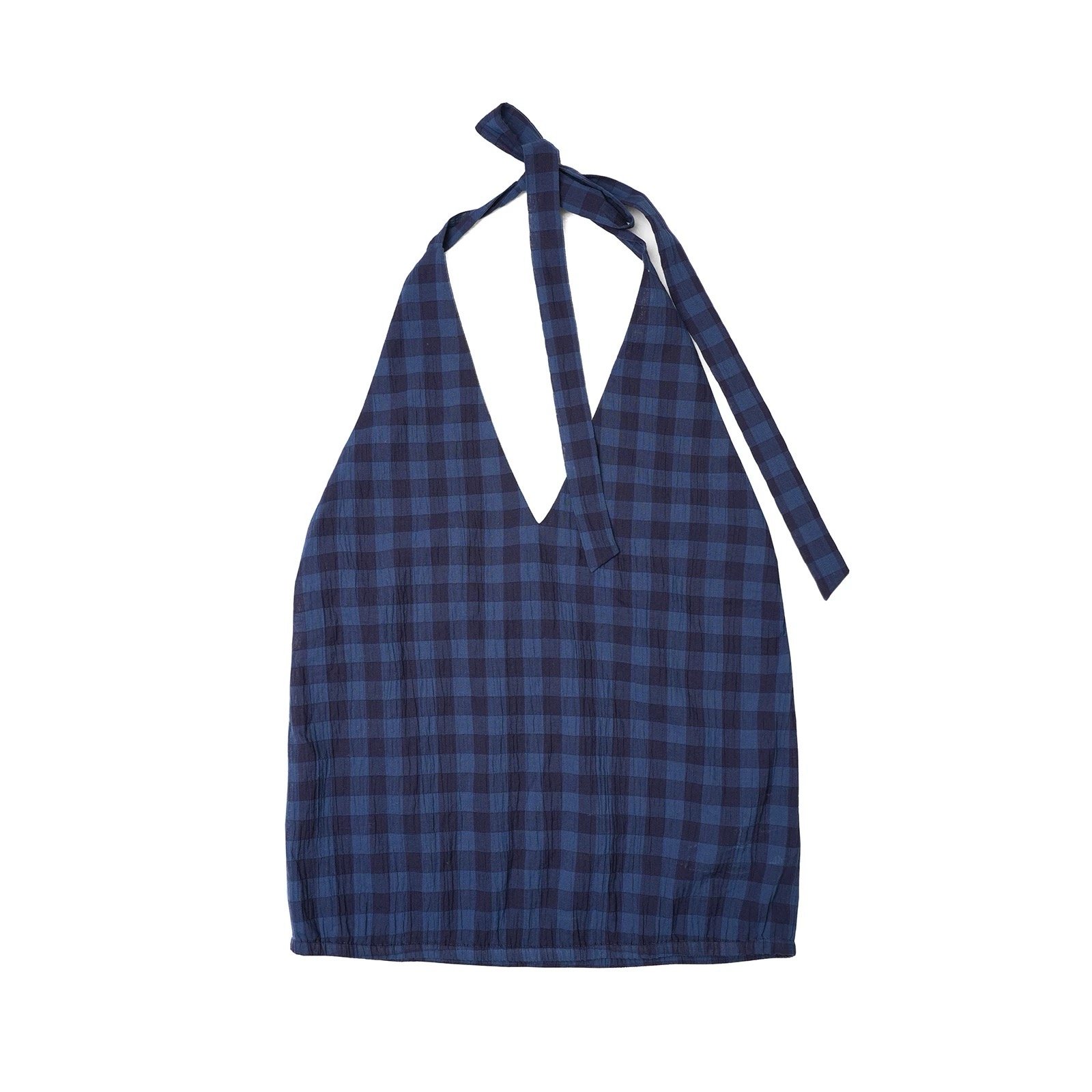 Vapetix S-2XL Northbutsouth Classic Striped Tie-neck Deep V Backless Top