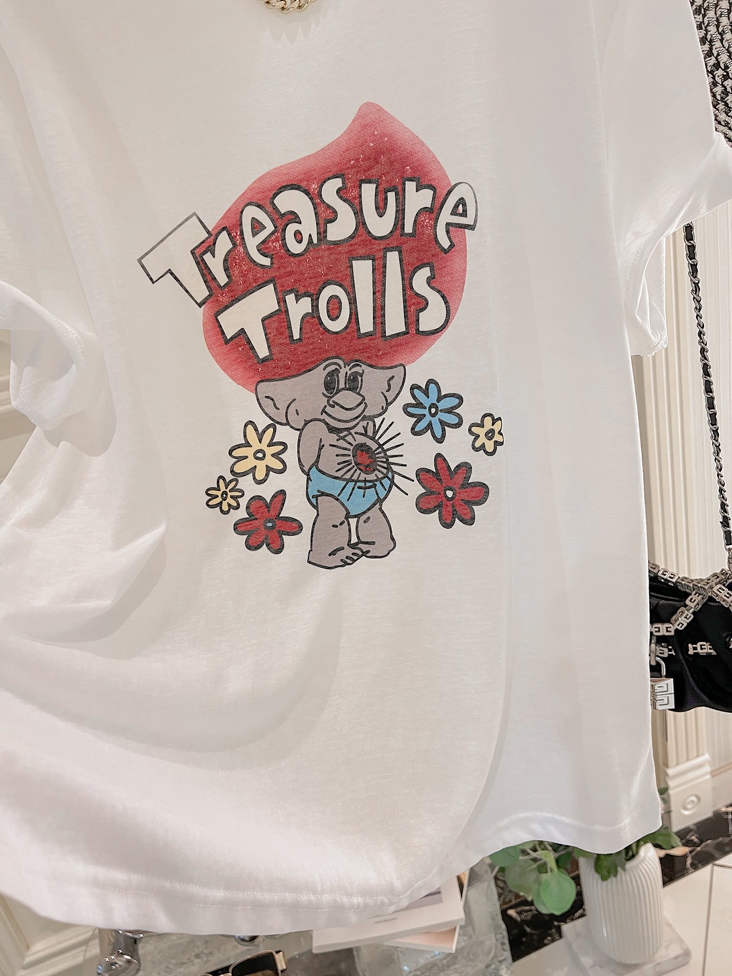 Vapetix S-3XL 2025 Summer 21 Piece Pure Cotton - 210g 100% Cotton Loose Casual Cartoon Print Short Sleeve T-Shirt - 图片 4