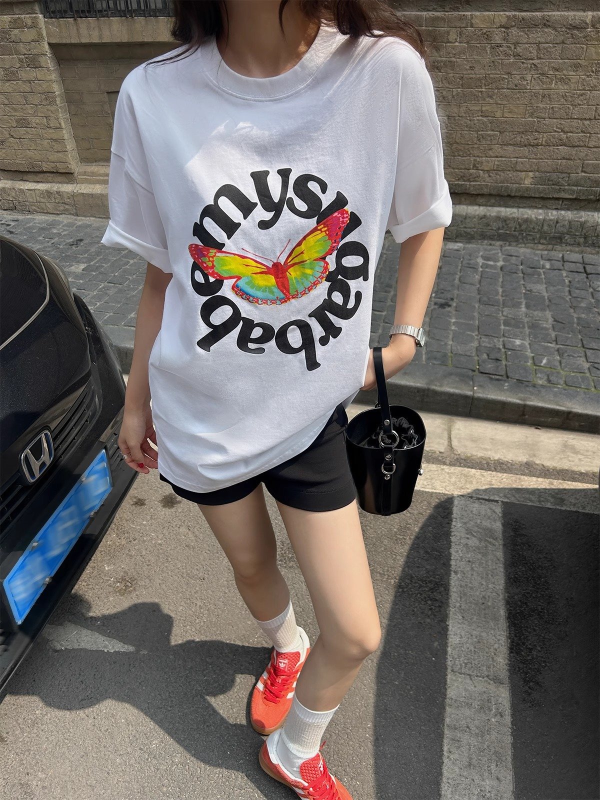 Vapetix S-3XL Korean Foreign Trade 21 Cotton - 210g 100% Cotton Summer Casual Loose Cartoon Print Short Sleeve T- – Bild 9